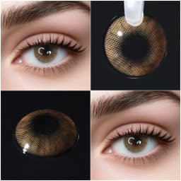 VISUASHOW Aurora Small Pupil Colored Contact Lenses 14.2mm Yearly Disposable Korea Design Natural Prescription Myopia Wholesale