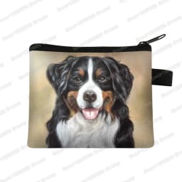 Cute Pug Dog Pattern Coin Purses Women Lovely Pet Animal Mini Wallet Ladies Key Credit Card Bag Small Lipstick Bags Gift