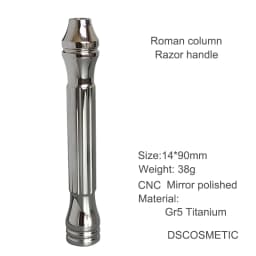 Dscosmetic Roman Column Ti Safety Razor Handle