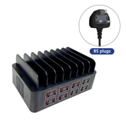 16 Port USB Hub Mounting Bracket for Refurbished Mobile Phone USB Hub Charger, Multi Port Charger Bracket