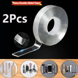 1/2/3/5m Nano Tape 1-5Pcs Super Strong Double Sided Adhesive Tape Non-slip Waterproof Transparent Tape For Bathroom Kitchen