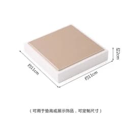 Champagne White Display Case Necklace Rack High-End Jade Jewelry Display Props Counter Display Crystal Exhibition Stand