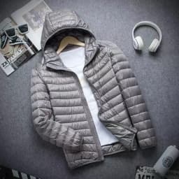 2026 0-10℃ Men's Winter Jacket Ultra Light Duck Down Jackets Portable Hooded Puffer Feather Thin Parkas Windproof Outerwear Coat