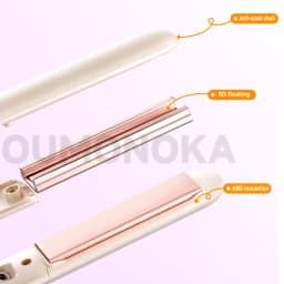 3 in 1 Hair Iron High Quality Flat Iron Straightening Hot Comb mini Professional Hair Straightener & Curling Iron Styling Tools