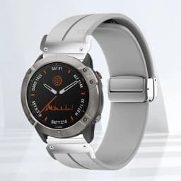 Magnetic Silicone Strap for Garmin watch Fenix 6 6x 7 7x pro 5 5x Plus 3 3HR Quick Fit No Gaps Sports 22mm 26MM Band for Enduro
