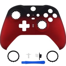 eXtremeRate Replacement Front Housing Shell Case for Xbox One Elite Series 2 Controller Model 1797 - Clear & Single Series