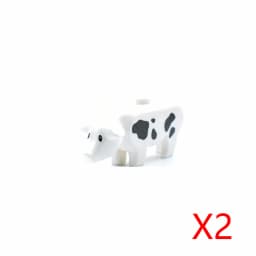 MOC City Animals Building Block Model Farm Ranch Scene Accessories Goat Wolf Pig Owl Flamingo Parrot Bird Zoo Kids Brick Toy T04