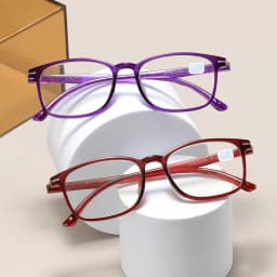 0 -0.5 -1.0 To -6.0 Women Men Square Myopia Glasses Finished Comfortable TR90 Student Prescription Glasses With Cylinder