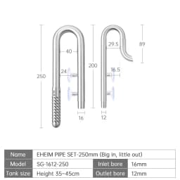 Week Aqua Fish Tank 304 Stainless Steel Filter Tube With Surface Skimmer For Inflow And Outflow Of Lily Tubes Aquarium