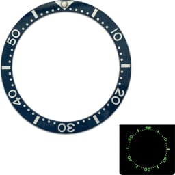 38x31.5mm C3 Green Luminous Ceramic Bezel Insert Fit for SKX007 SKX009 Watch Case NH35 NH36 Men Case Replace Parts Ring