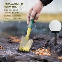 3-12Pack Solar Powered LED Bulb Lamp Energy Light Waterproof Outdoor Garden Decoration Ball Lights Lawn Yard Pathway Lamp