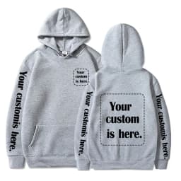 Customized Text Personalized Hoodies Warming Long Sleeve Sweatshirt Student Casual Custom Printed Text DIY Hoodie Fashion Tops