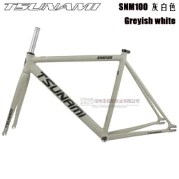 TSUNAMI SNM100 Bicycle Frame Fixed Gear Carrier Kit 49cm 52cm 55cm 58cm Aluminum Racetrack Frame Multi-Color Options