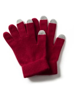 Men 100% Cashmere Knitted Gloves Touchscreen Autumn Winter Holiday Gloves Warm Wrist Length Classic Male Mittens