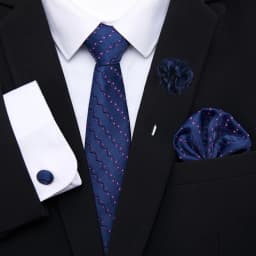 Great Quality Pink Floral Bow Tie Pocket Squares Cufflink Brooch Clip Pin Set Man Necktie Suit Accessories Birthday Gift