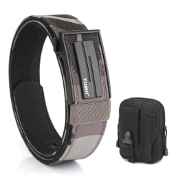 VATLTY Thick Tactical Belt for Men Metal Automatic Buckle Military Pistol Belt Tight Nylon Work Tool Belt Casual Waistband Male