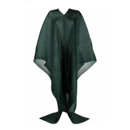 Miyake Pleated Women's Medium Length V-neck Drooping Blouse Dress
