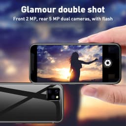 Melrose 2019 Mini Phones 4G LTE Smartphone Android Dual SIM Card Super 3.4 Inch Ultra Slim Mobile Phone 2000mAh Face Recognition