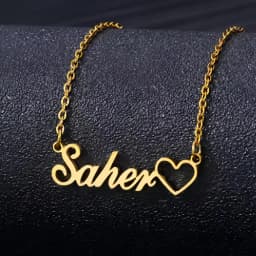 Personalized Customization of Name Pendant Necklace with Different Fonts and Styles for Perfect Party and Holiday Gifts Family