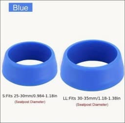 2 PCS Cruisers Road Bicycles Mountain Bikes Seat Bar Dust Cover Silicone Tube Waterproof Cover Seat Bar Protective Cover Ring