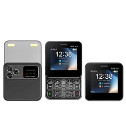 SERVO R18 PRO Rotating Screen Mobile Phone 2G GSM Magic Voice Speed Dial Flashlight Blacklist 2 SIM Standby Side Sliding Phones