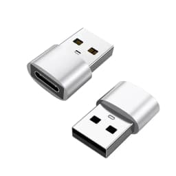 1pcs/2pcs USB C Female To USB A Male Adapter, Type C To USB A Charger Cable Converter For IWatch 7 AirPods, MacBook, iPhone