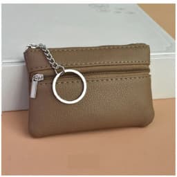 Mini PU Leather Wallet Coin Purse Key Bag Fashion Key Holder Pocket Card Storage Bag Multifunctional Zipper Coin Pouch