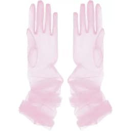 Women's Sexy Transparent Gloves Mesh Tulle Extra Long Gloves Opera Costume Party Dance Wedding Bride Dress Photography Props