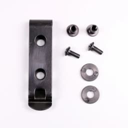 Anti Slide Stainless Steel Belt Clip Waist Loop Clamp Buckle for Kydex Sheath Holster Pouches Scabbard With Mounting Hardware