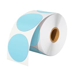500Pcs/lot 50mm Circle Thermal Sticker Label Self-Adhesive Round Direct Thermal Label for DIY Logo Design QR Code Name Tag