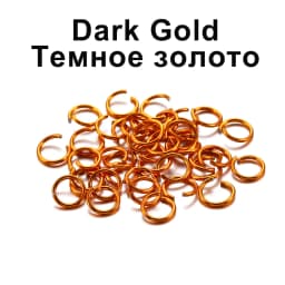 300pcs/lot 6 8 10 mm Metal Colorful Single Loops Open Jump Rings Split Rings Connectors For DIY Jewelry Making Findings Supplies