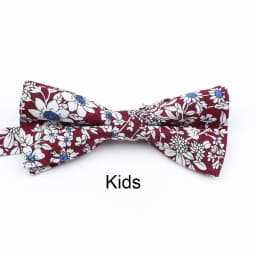 Cotton Floral Parent-Child Bowtie Set Bow Tie Necktie For Men Wedding Party Business Suits Gravata Pink Yellow Butterfly Cravats