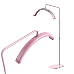 FOSOTO Overseas Warehouse LED Video Light Half-moon Fill Light Lash Nail Desktop Light For Beauty Eyelash Tattoo Makeup