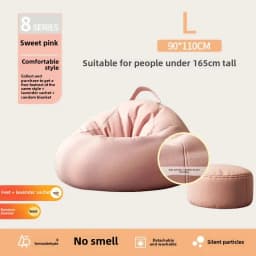 Lazy Sofa Bean Bag Single Person Can Lie Down and Sleep floor sofa muebles bean bag chair with filling