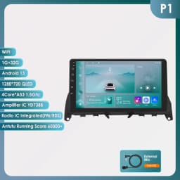 Hizpo Android Car Multimedia For Mercedes Benz C-Class W204 S204 2007-2010 Player Radio Navigation Stereo Carplay Autoradio GPS