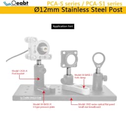 PCA-S/PCA-S1 Series Height 30-100mm Optional Stainless Steel Support Rod 12mm Lifting Adjustment Rod Optical Scientific Research