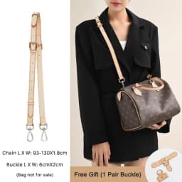 EverToner Adjustable Crossbody Leather Strap for Speedy 25 30 Bag Shoulder Straps Replacement Accessories