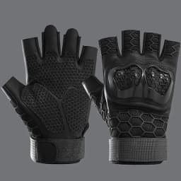 Men Half Finger Tactical Gloves Combat Hunting Hard Shell Protective Fingerless Anti-skid Wear-resistant Gloear-resistant Gloves
