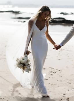 Customized Boho Wedding Dresses for Women Mermaid 2025 Spaghetti Straps Chiffon Beach Bridal Gowns Bride Dress Vestido De Noiva
