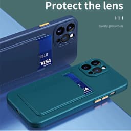Candy Color Card Slot Wallet Pocket Silicone Case For iPhone 17 Air 16e 16 15 14 Pro Max Plus Soft Silicone Phone Cover