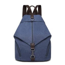 KONO Canvas Backpack WOMEN'S Vintage Daypack shoulder bag Large Shoulder Backpack travel bag for Travel Outdoor & School
