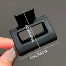 1/4Pcs frosted multi-color mini block small grab clip hair claw high grip braid tidying shark clip