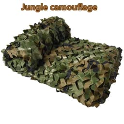 Reinforced Camouflage Net Double-Layer Oxford Cloth for Shelter Decoration, Sunshade, Camouflage Fence, Camping