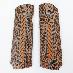 1Pair Tactics Full Size G10 Material Peacock Textured 1911 Grips Patches DIY Making Replace Accessories Scales Decor Slabs