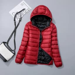 New Casual 90% Ultra Light White Duck Down Jacket Women Autumn Winter Warm Double sided Coat Lady Plus Size Female Hooded Parka