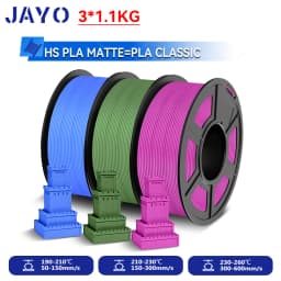 JAYO 3.3KG High Speed Matte  PLA=PLA Classic Filament 1.75mm 30mm/s - 600mm/s Print Range High Flow Speedy PLA Printer Filament