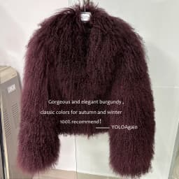 YOLOAgain 2025 Autumn Winter Warm Turn-Down Collar Real Mongolia Sheep Fur Jacket Coat Women Short Black Sheep Fur Jacket Female