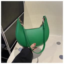 New Fashionable High-end Moon-shaped Baseball Bag Showing Luxury Women's Single Shoulder Bag Elegant lady Handbags bolso mujer