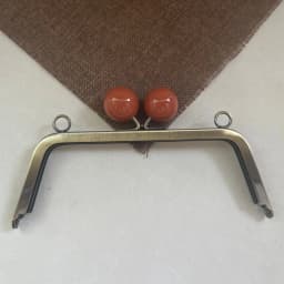 17.5cm Big Ball Purse Frame Marriage Lock Clasp With Screws Handbag Hook Round Hanger Parts Handmade Bag Hardware Accessories