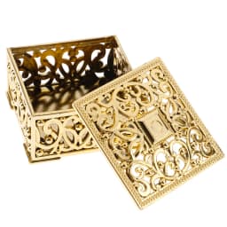 Cutout Sugar Box Trinket Box Mini Storage Jewelry Box Vintage Candy Necklace Earrings Beaded Trinket Box Small Wedding Decor